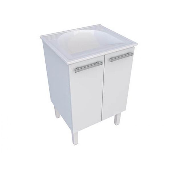 Gabinete 60x50 Venus Com Tanque Branco Aco Cozimax Irmaossoares 5902