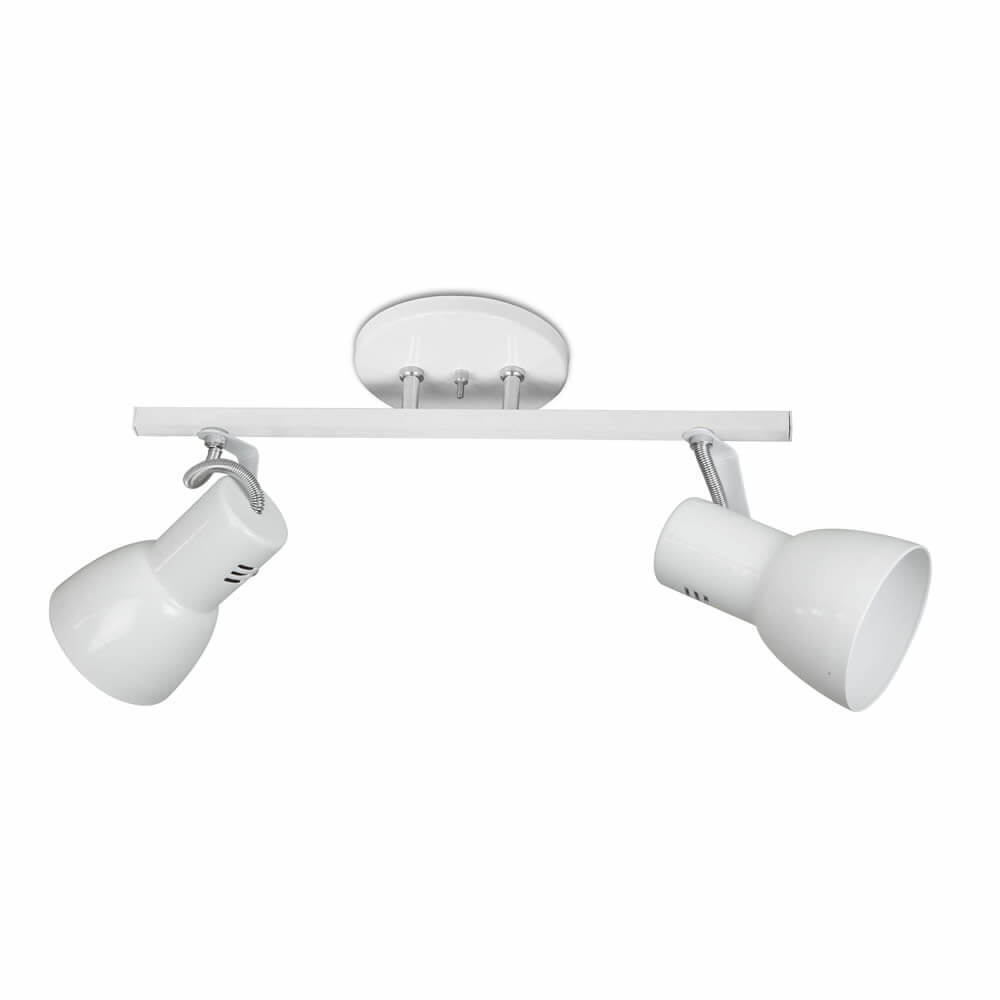 Spot Trilho SP1920 2 Lampadas Branco Kin Light - irmaossoares